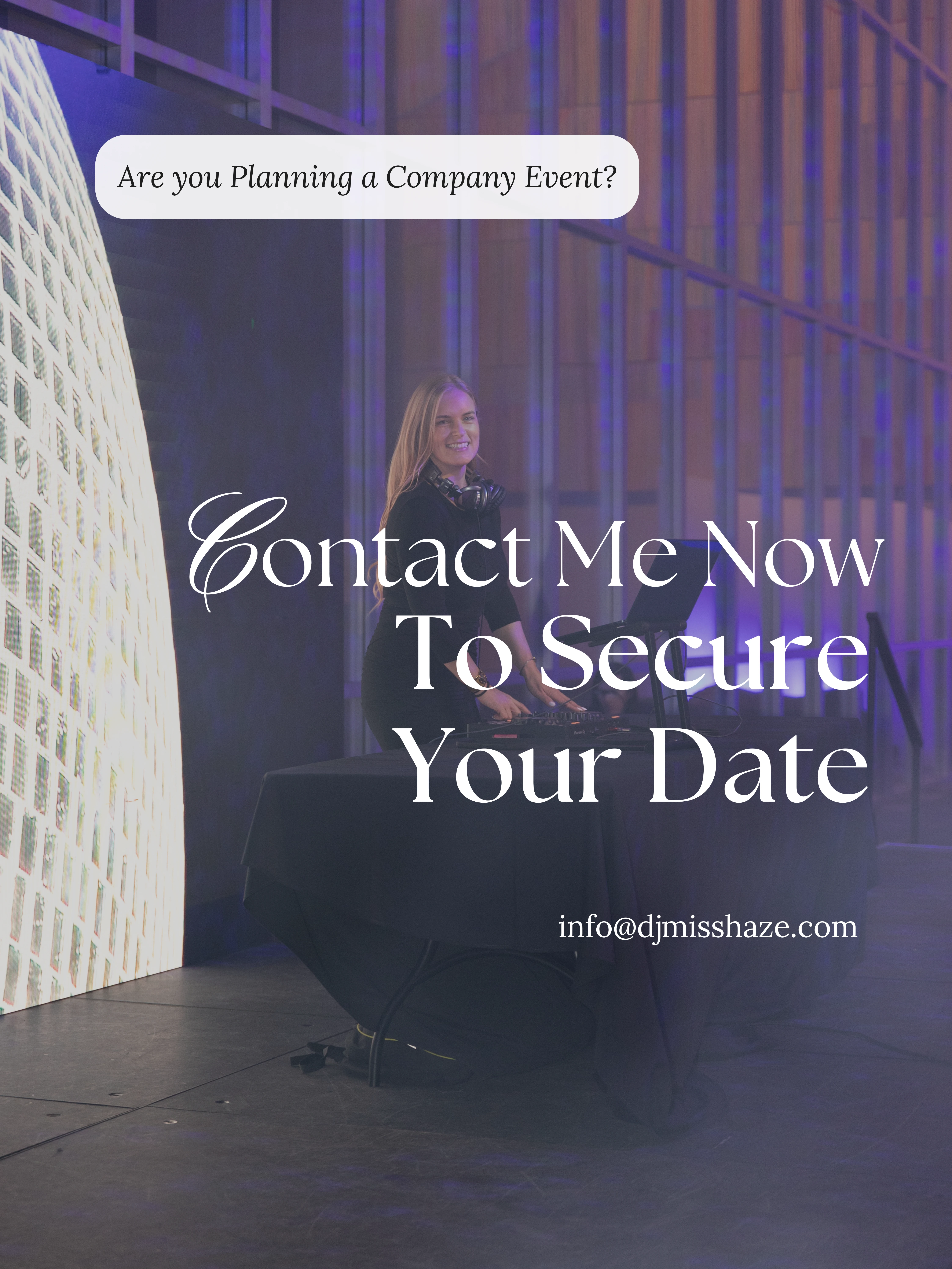 Contact Me Now To Secure Your Date
